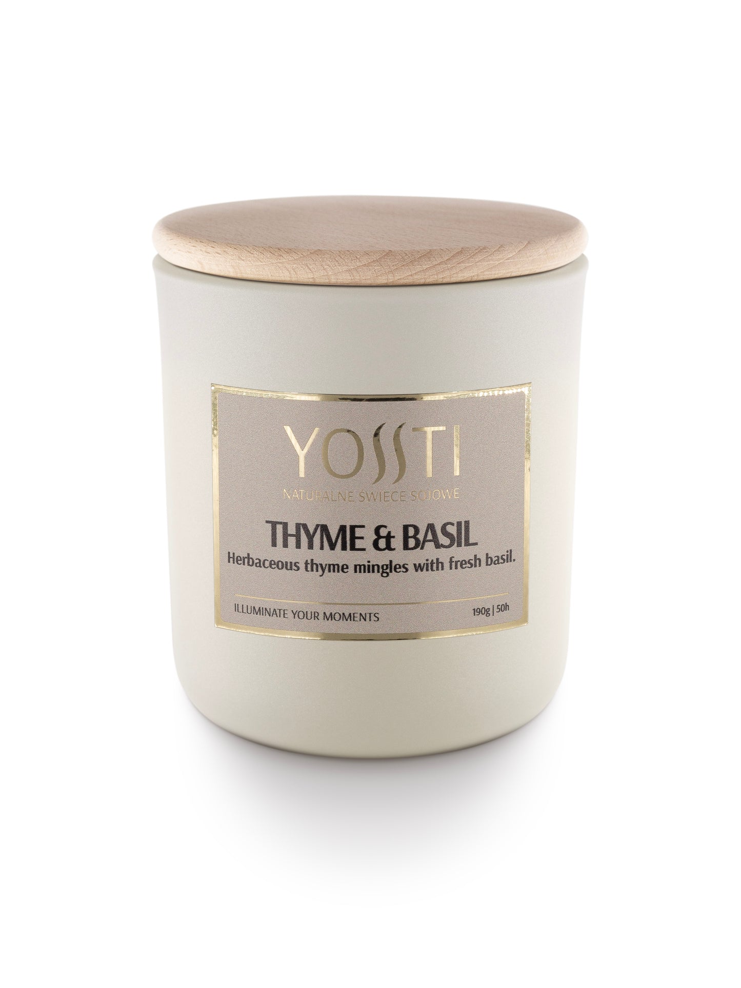 Świeca Zapachowa Sojowa Thyme & Basil