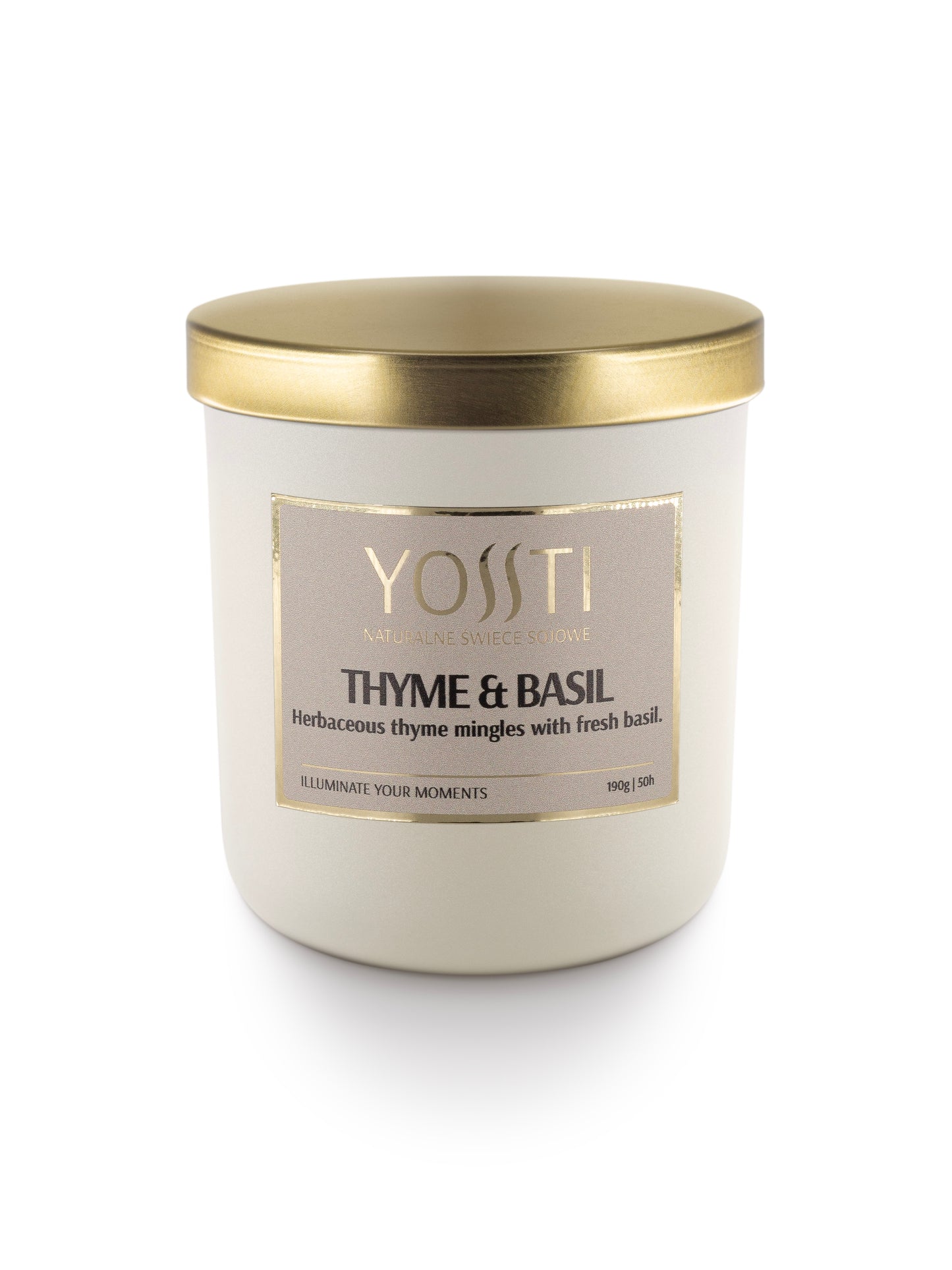 Świeca Zapachowa Sojowa Thyme & Basil