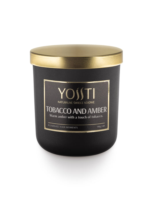 Świeca Zapachowa Sojowa Tobacco and Amber