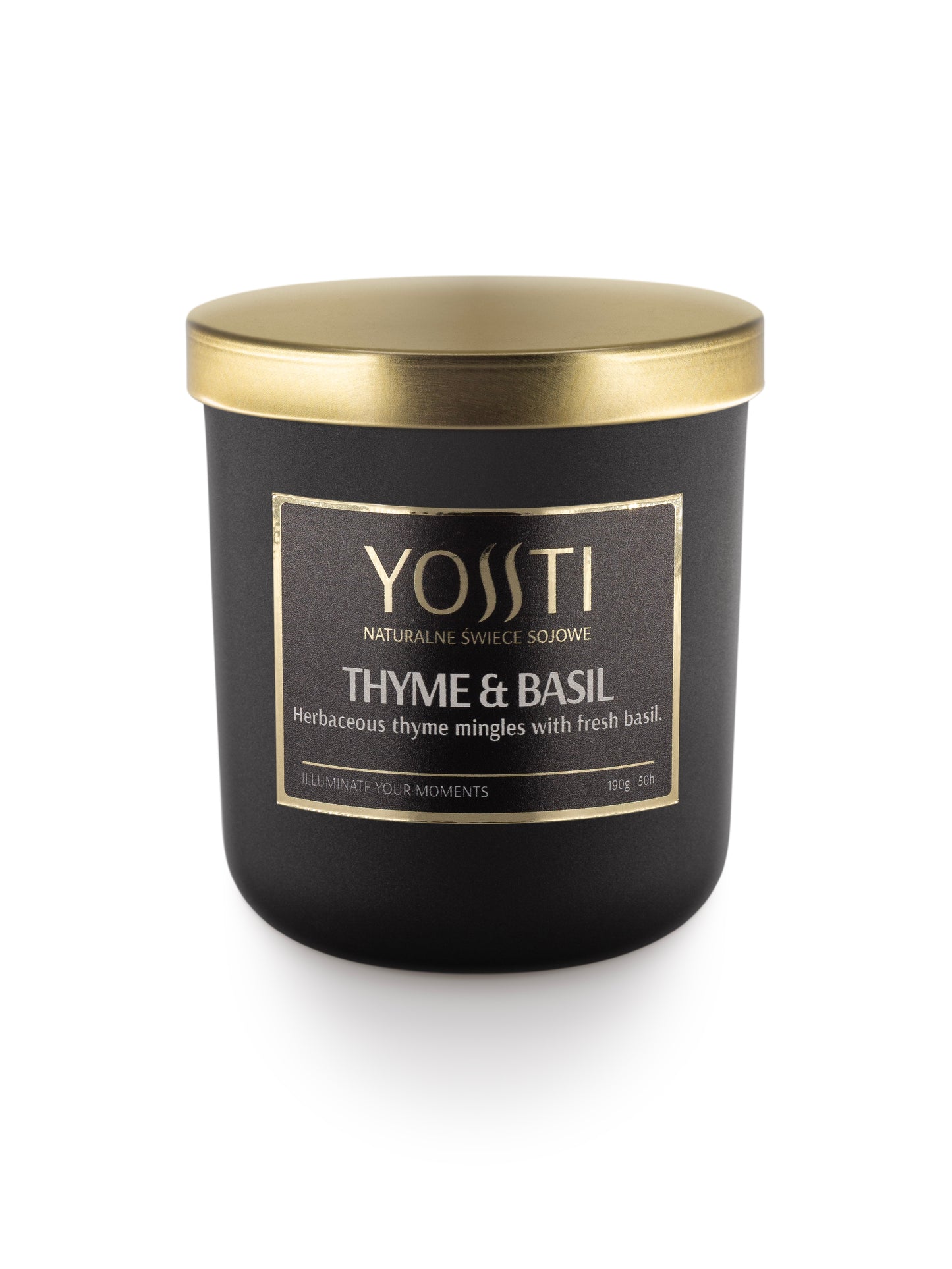 Świeca Zapachowa Sojowa Thyme & Basil